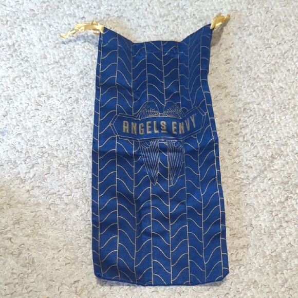 Angels Blue and Gold Quilted Cosmetic Bag - Picture 2 of 2